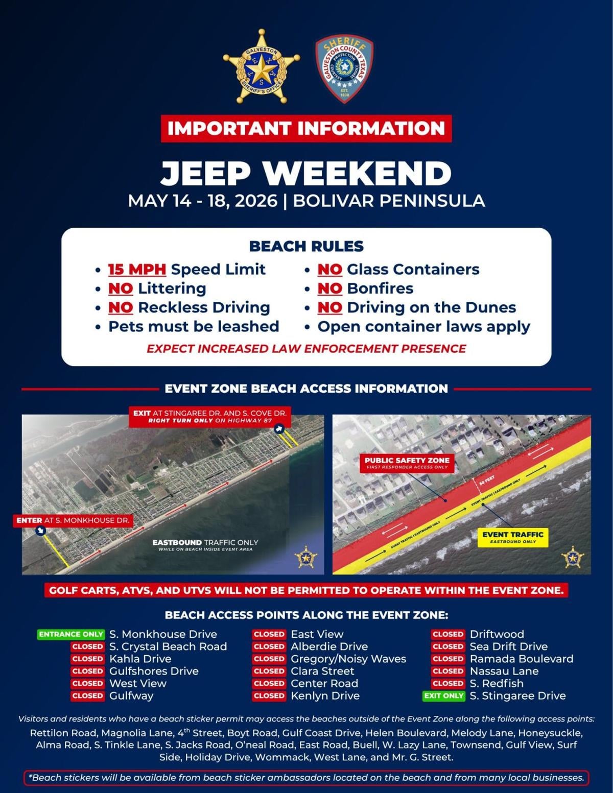 beach driving regulations