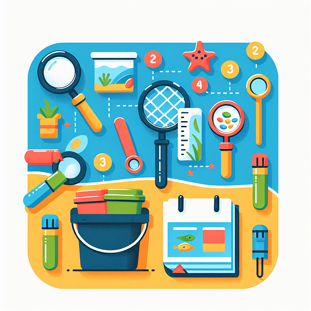 educational beach exploration kit for kids