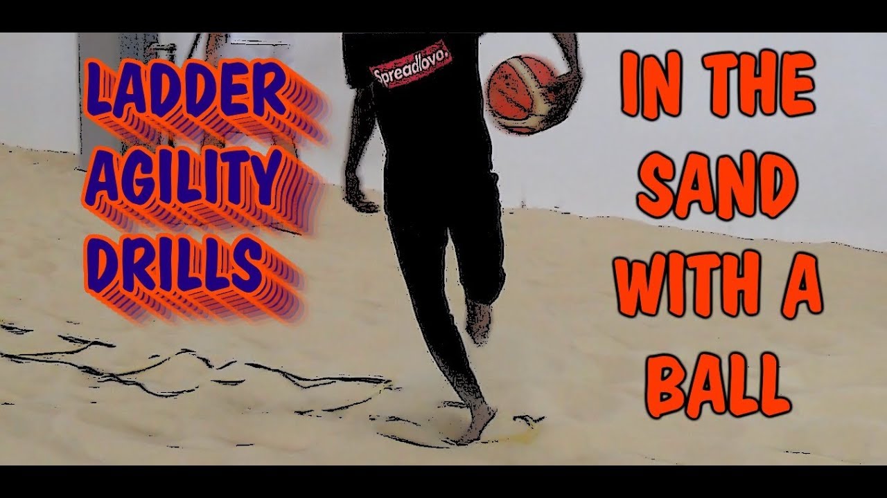 agility ladder drills on sand