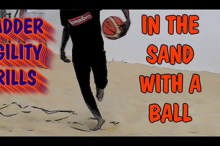 agility ladder drills on sand