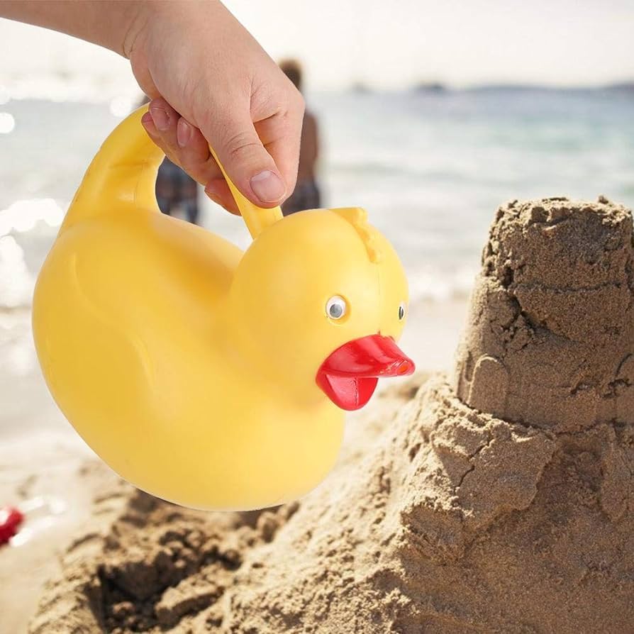 kids beach watering can