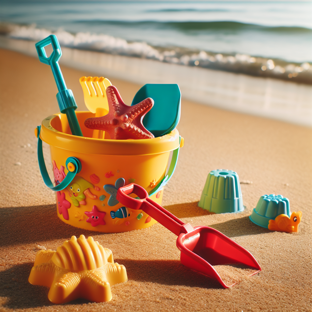 kids bucket and shovel beach set