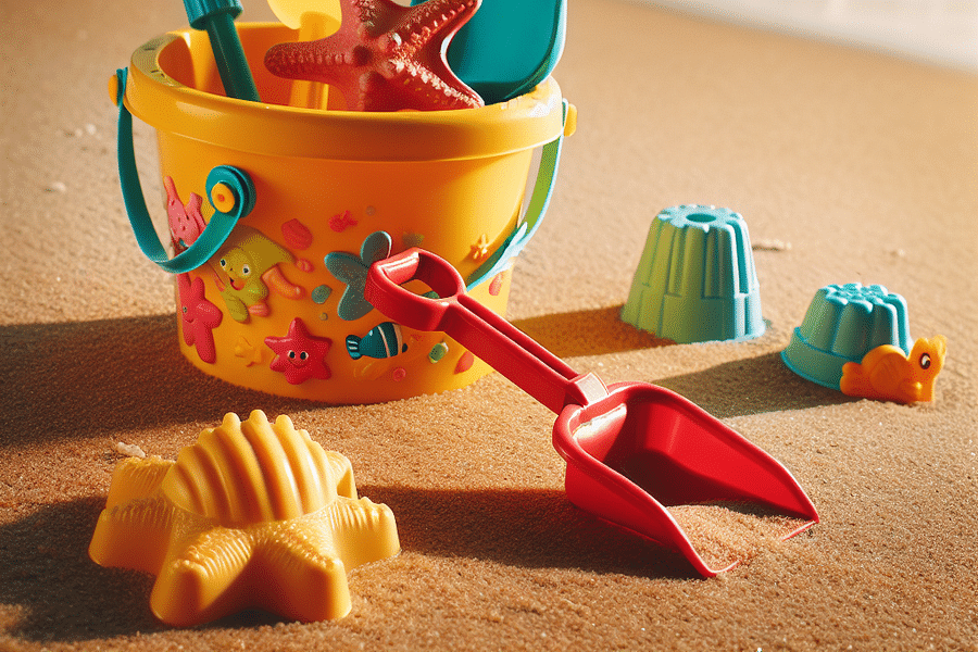 kids bucket and shovel beach set