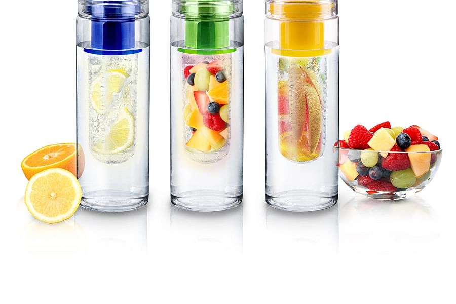 fruit infused water bottle