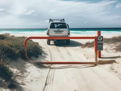 Access Granted: Finding Vehicle Entry Points for Beach Driving