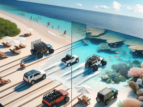 Responsible Reefs and Rides: Balancing Beach Driving Fun with Coral Reef Protection